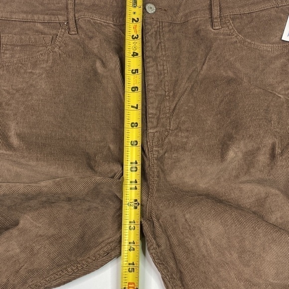 Old Navy Higher High Rise Flare Brown Corduroy Pants Size 18 NWT - Picture 9 of 12